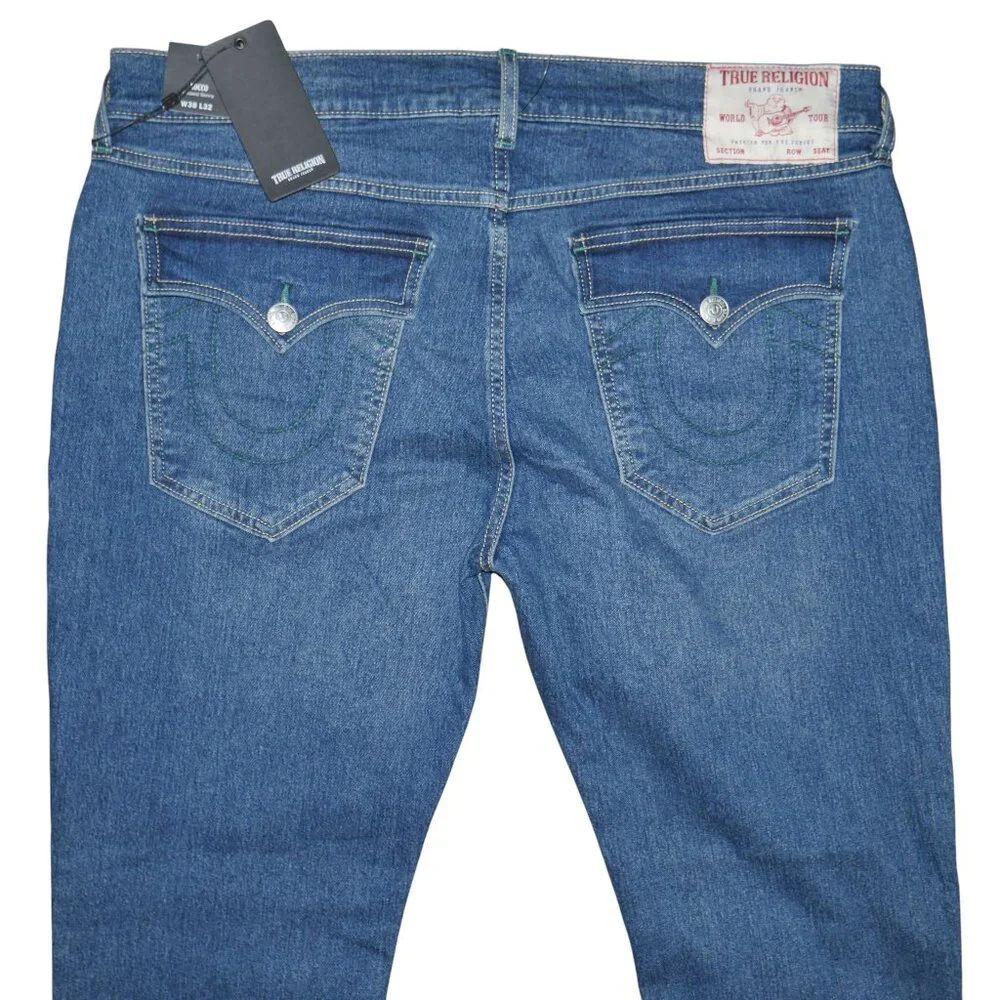 TRUE RELIGION Rocco Moto Skinny Jeans